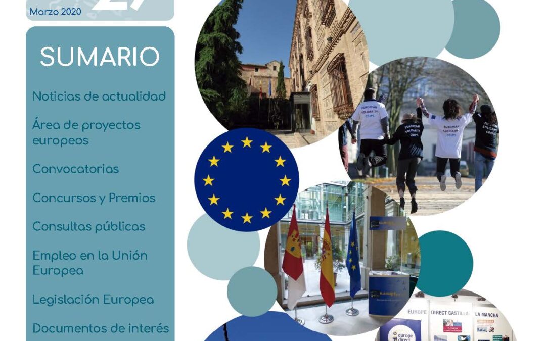 “Boletín Electrónico Castilla-La Mancha Región de Europa” Nº 27 – MARZO 2020”