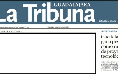 HOY NUESTRO PCTCLM EN PORTADA DE LA TRIBUNA GUADALAJARA