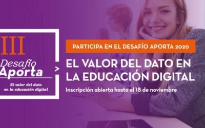 Abierta la convocatoria para participar en el Desafío Aporta 2020