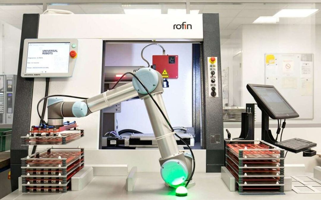 Robots colaborativos para mejorar la línea de producción de una empresa