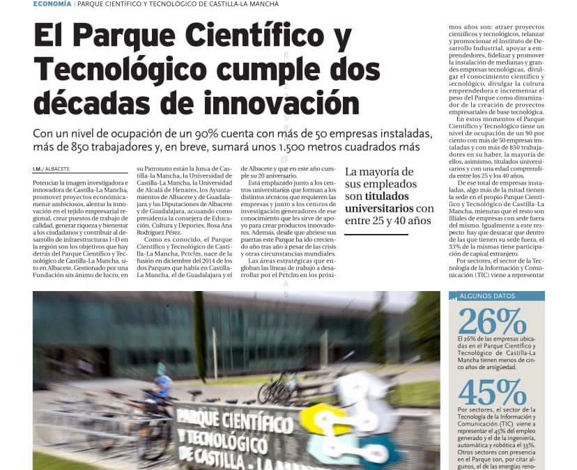 Parque Científico y Tecnológico de CLM: 20 años de innovación