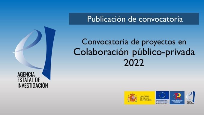 Convocatoria de proyectos de investigación en colaboración público-privada 2022